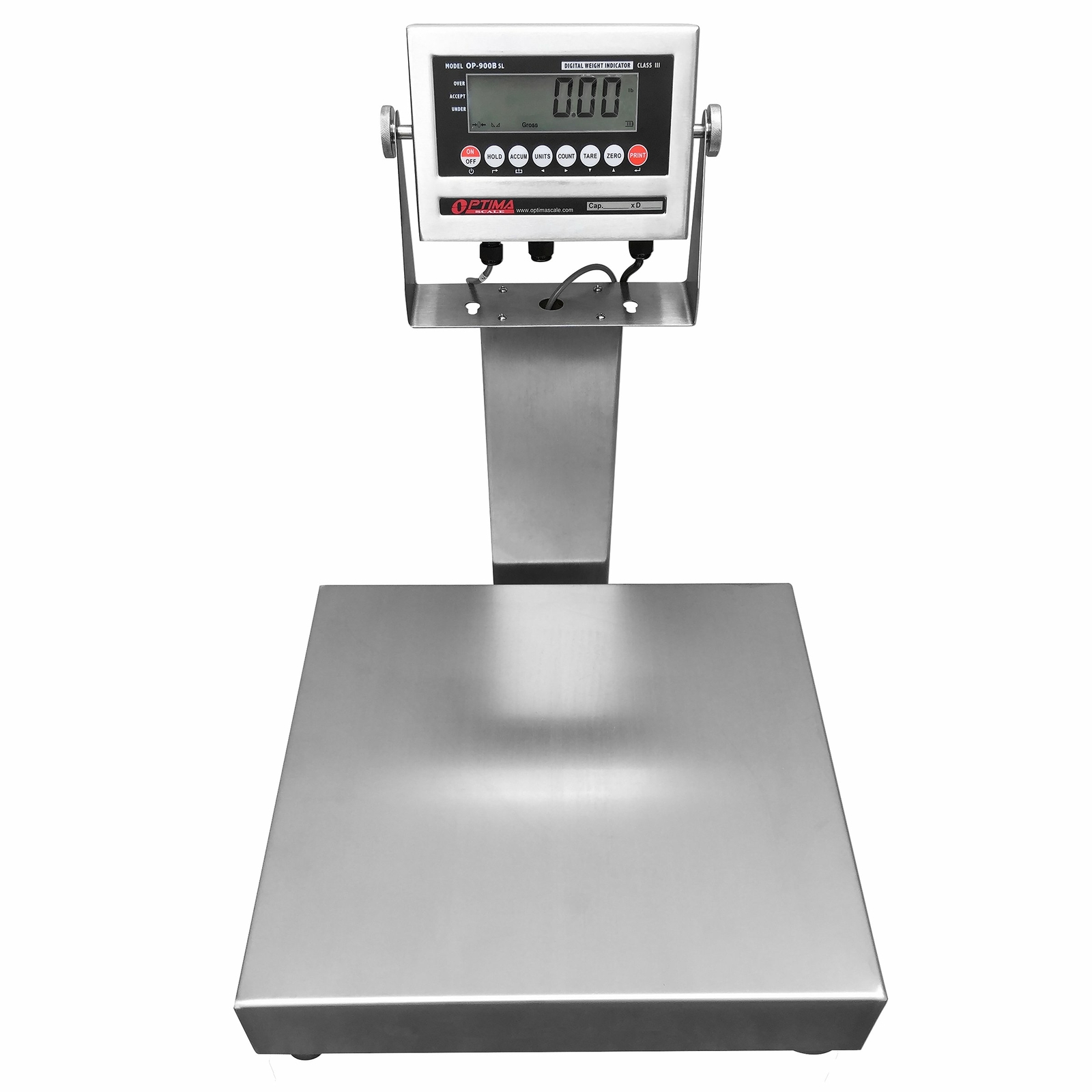 Ntep (12”x12”) Legal Trade Stainless Steel Washdown Bench Scale 100 Lb x 0.02 Lb