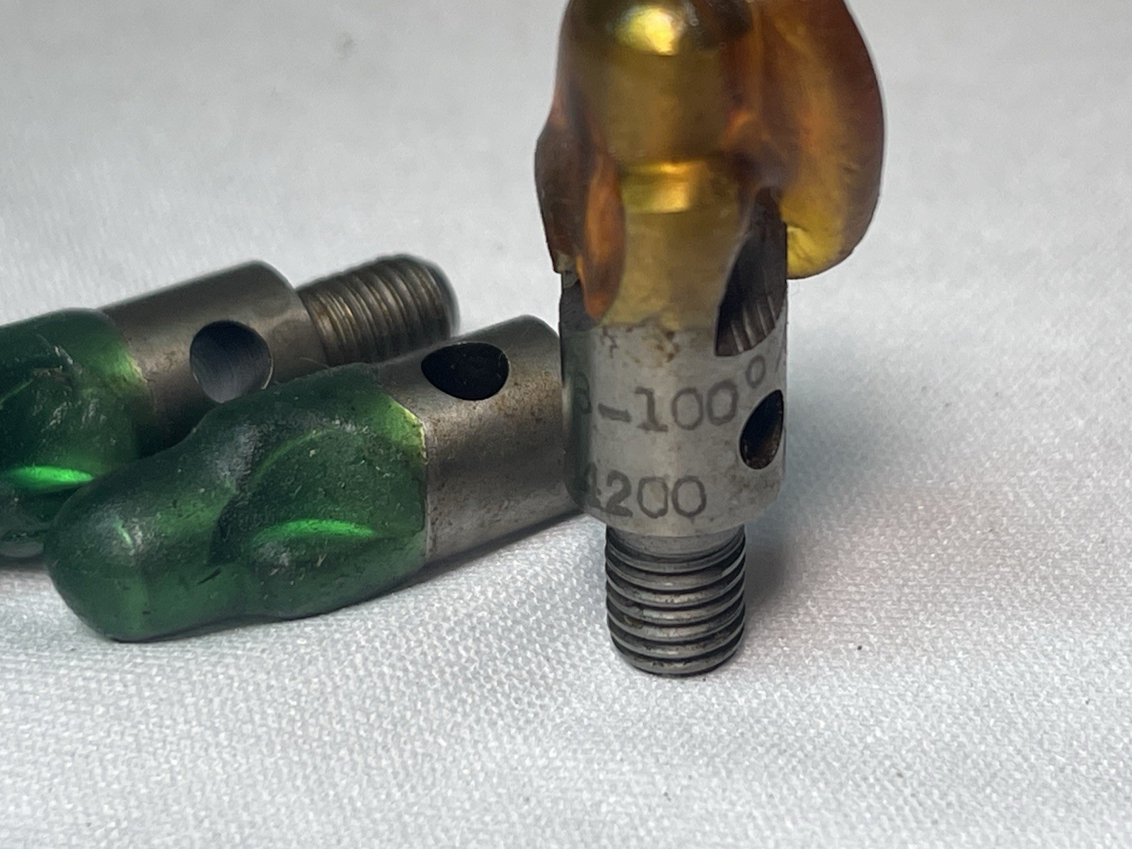 HSS 100° Piloted Aircraft Countersink Cutter 3/8 Dx1/4P x 1/4-28 Qty.3(26MY558)