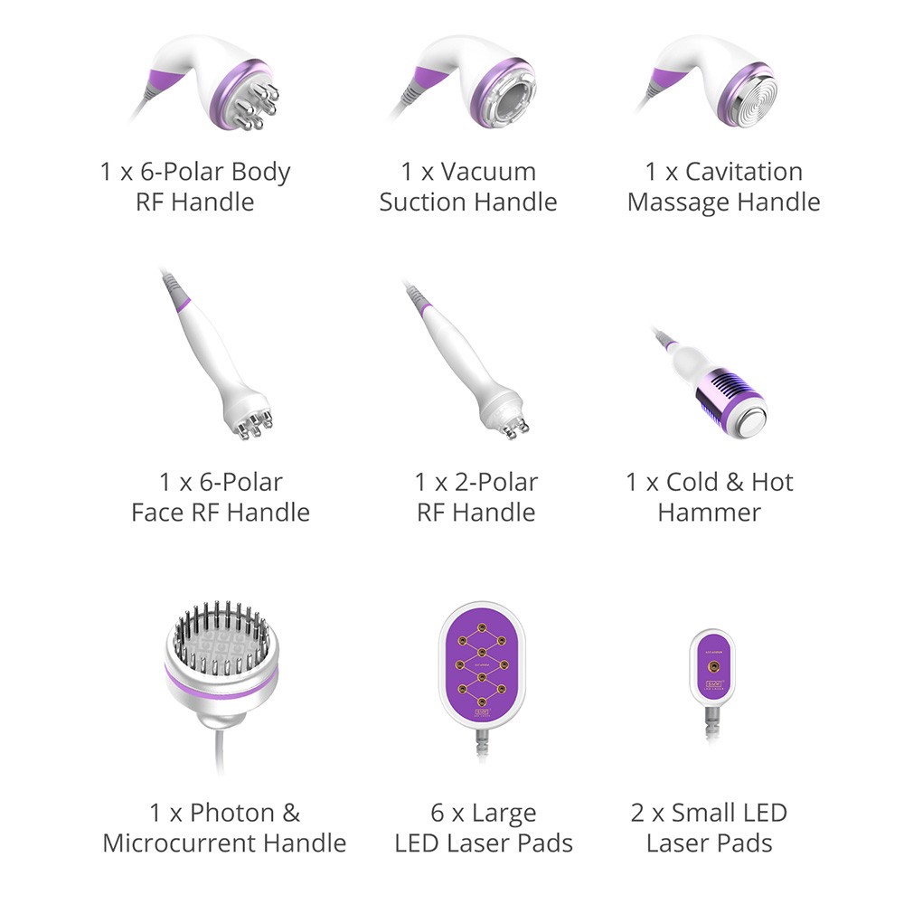 9-in-1 Multifunction Beauty Machine for Body Massage Facial Skin Care Salon Use