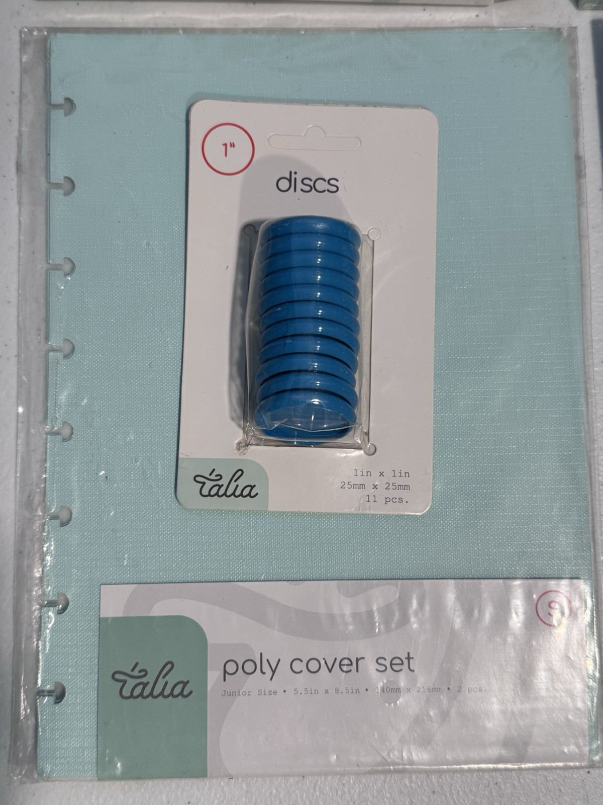 Talia Discbound Planner Insert Plan Perfect Starter Kit Weekly Sketch Cover Disc