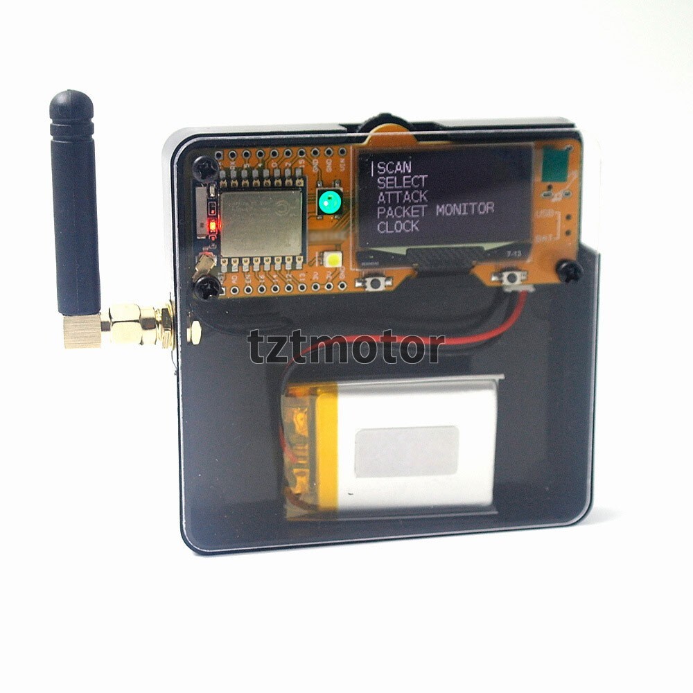 DSTIKE Deauther MiNi V3 KIT ESP8266 Development Board Kit with 3dBi Antenna+Case