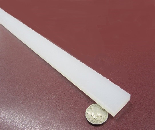 Polypropylene Bar 1/4″ (.250″) Thick x 1.0″ Wide x 48″ Long, 8 pcs, 32 feet