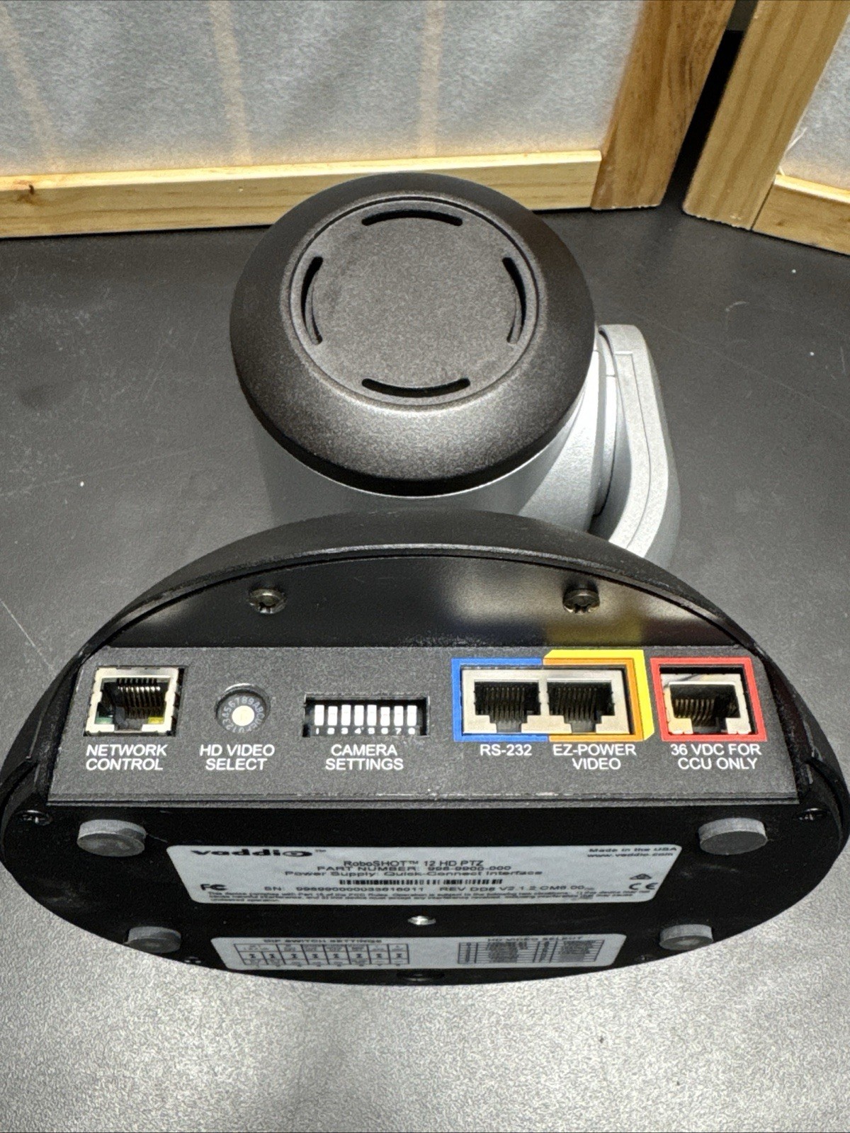Vaddio Roboshot 12 HD PTZ Video Conference Camera 998-9900-000