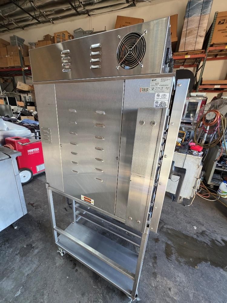 Nu‑Vu RM‑5T Single-Deck Countertop Convection Oven Stainless Steel Mobile Stand