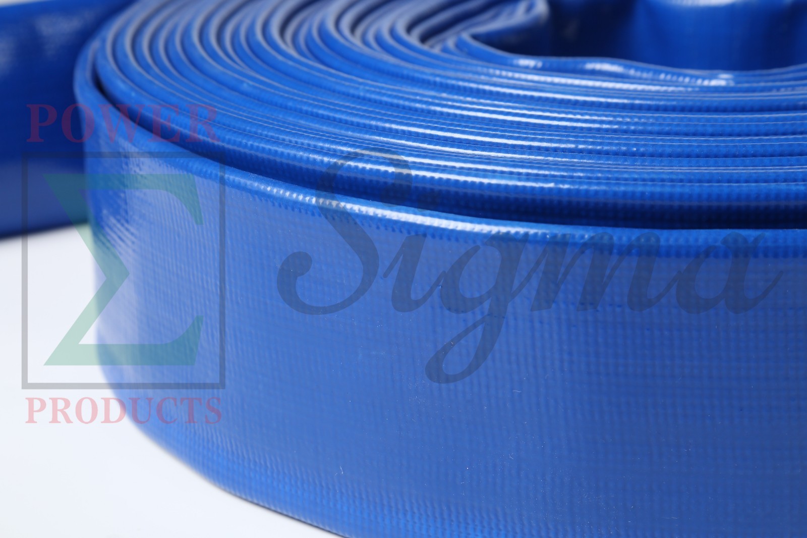 Sigma 1″ IN X 100′ Feet PVC Lay Flat Agricultural Pump Discharge Hose & Camlock