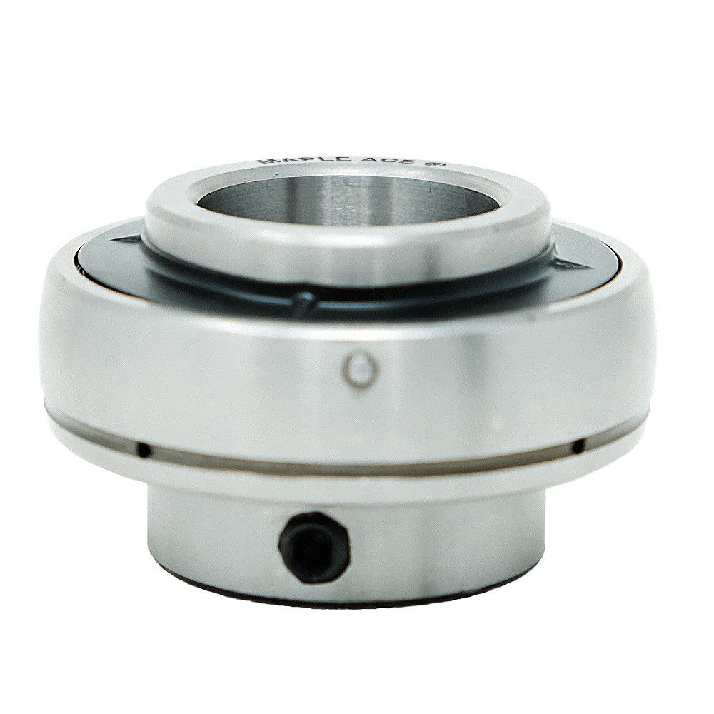 UC207-20 Insert Bearing 1-1/4″ Bore, Spherical OD, Set Screws, Lube Hole (Qty 1)