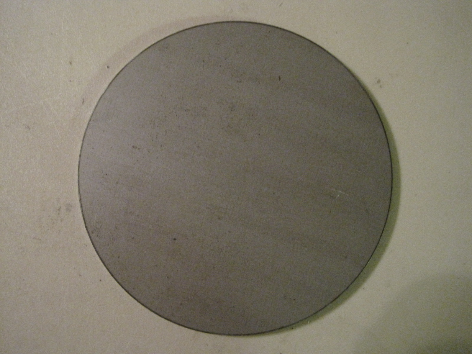 1/2″ Round Steel Plate, Disc, 5″ Diameter, Circle
