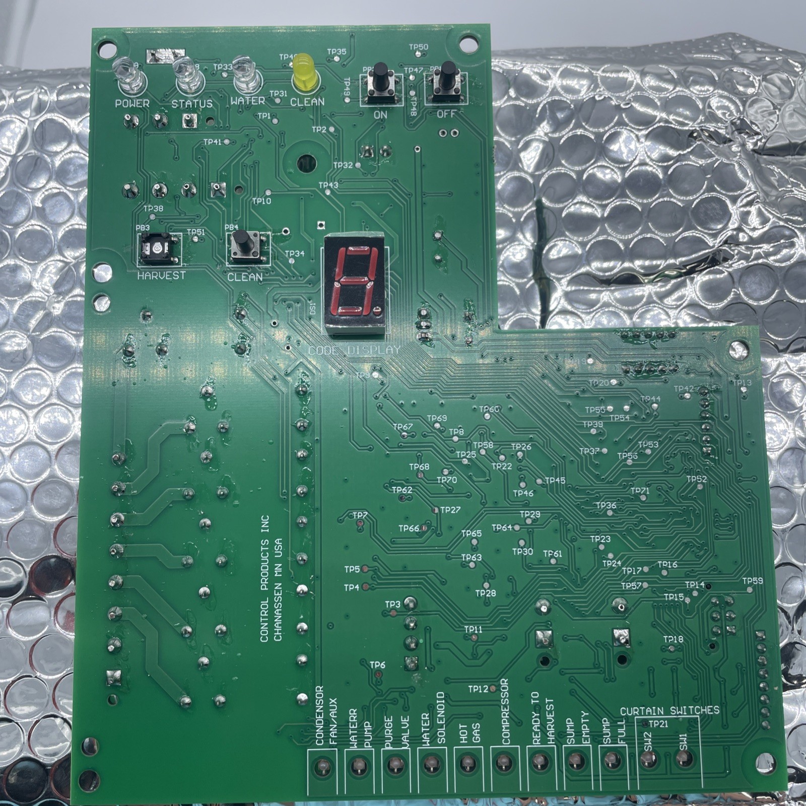 Control Board Assembly Cuber for Scotsman-Ice 11-0621-21 For Parts