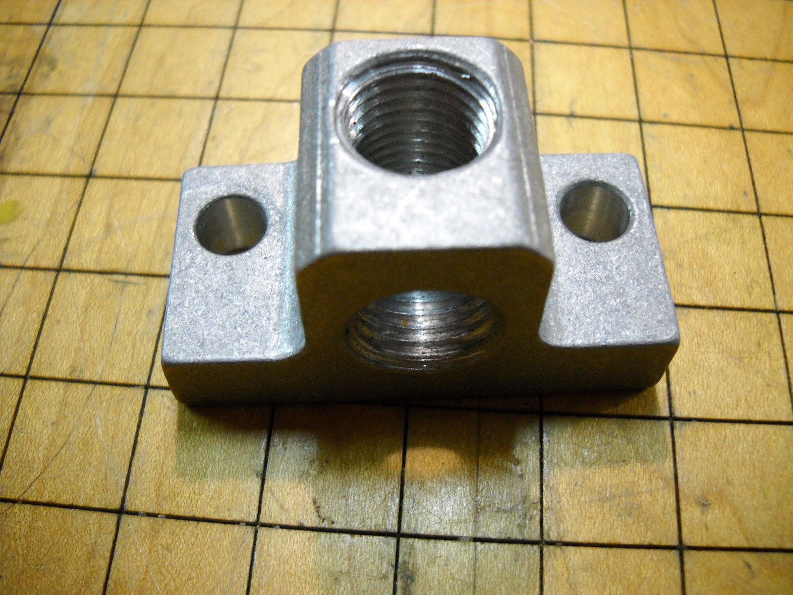 NEW 1/4″ NPT Drop-Ear 90 Degree Elbow Two port Manifold 2200PDE-2 6061 Aluminum