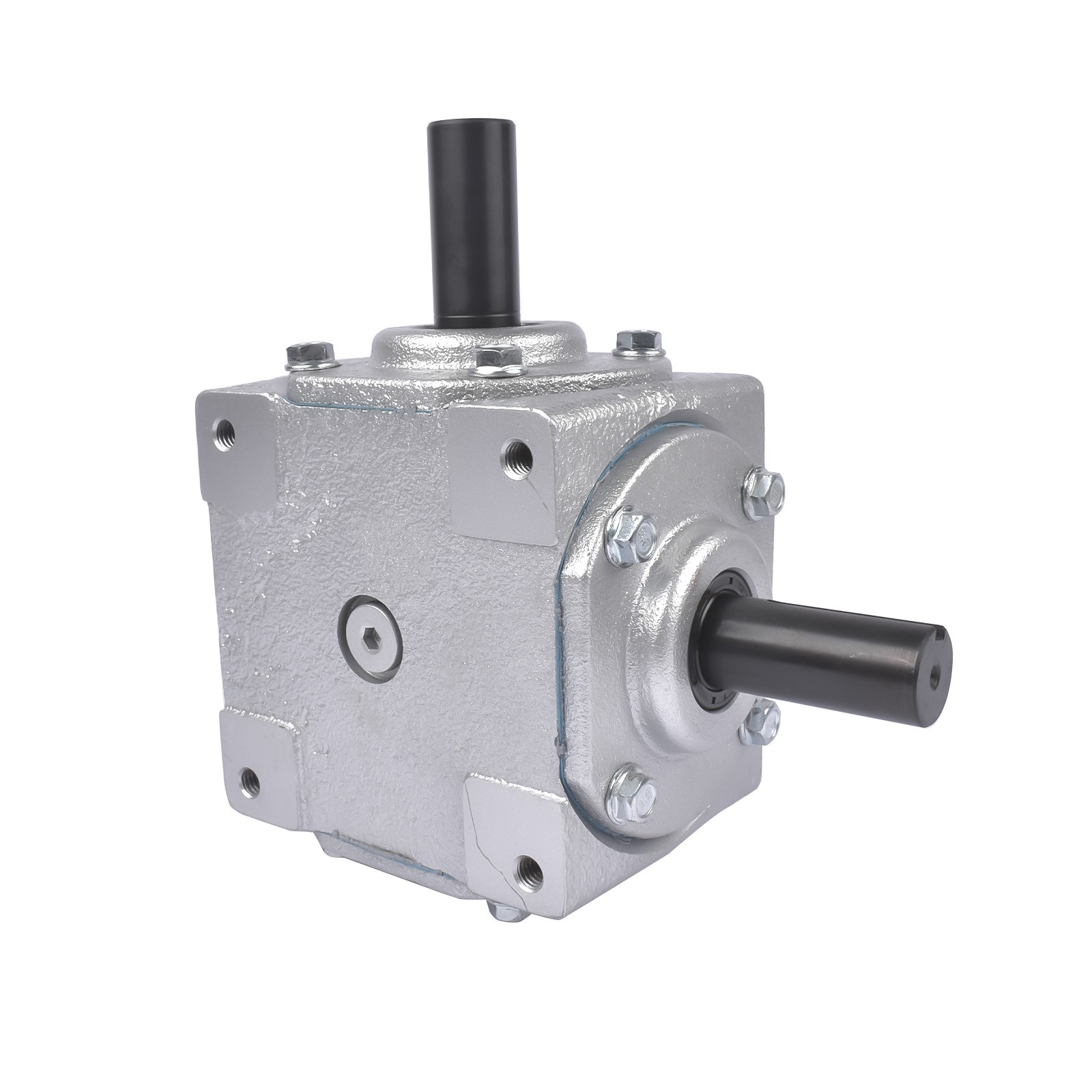 Heavy-Duty Right Angle Gearbox 40HP CW/CW 19455-SR-KW-KW-GR Industrial Machinery