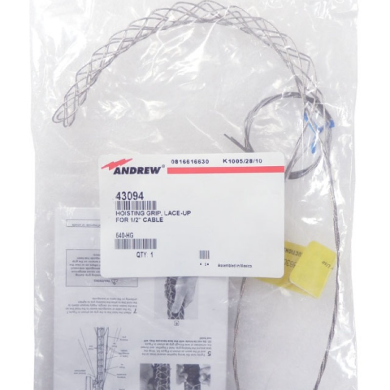 Andrew 43094 Lace-up Hoisting Grip for 1/2″ Coaxial Cable
