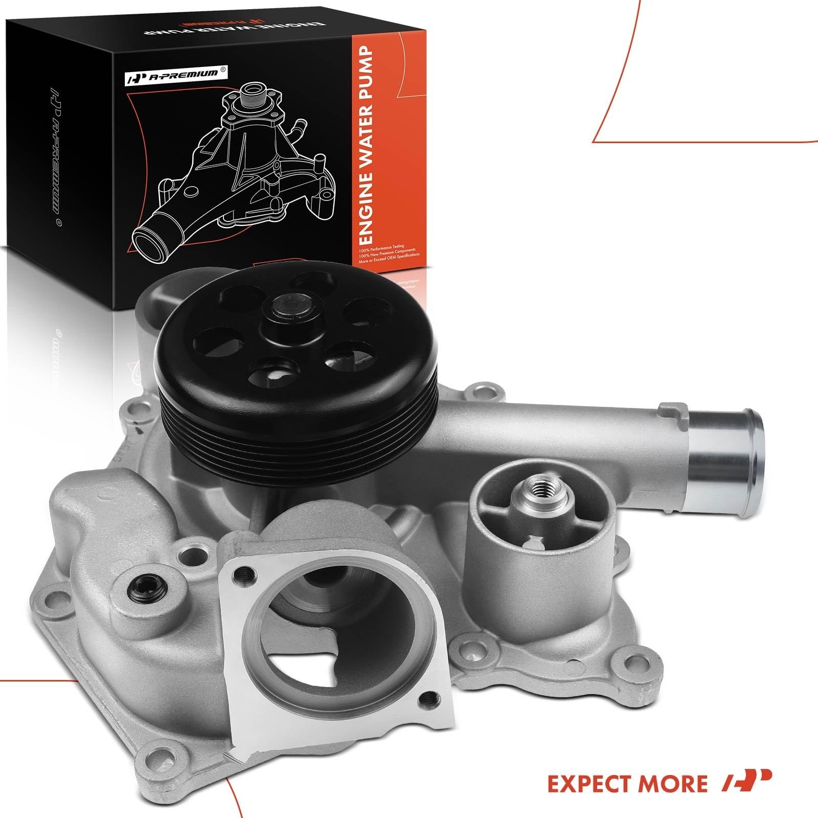 A-Premium Engine Water Pump W/Pulley & Seal [fits OHV, 8Cyl 5.7L 6.1L] Compat…