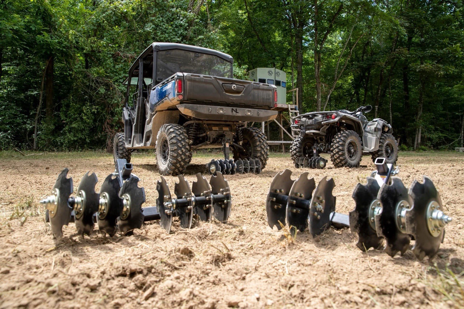 Big Buck Heavy Duty 8 Disc Wildlife Food Plot Plow 32” ATV UTV