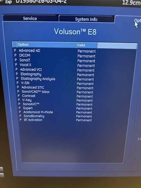 Ge Voluson E8 BT13 HD Live Refurbished / no probes