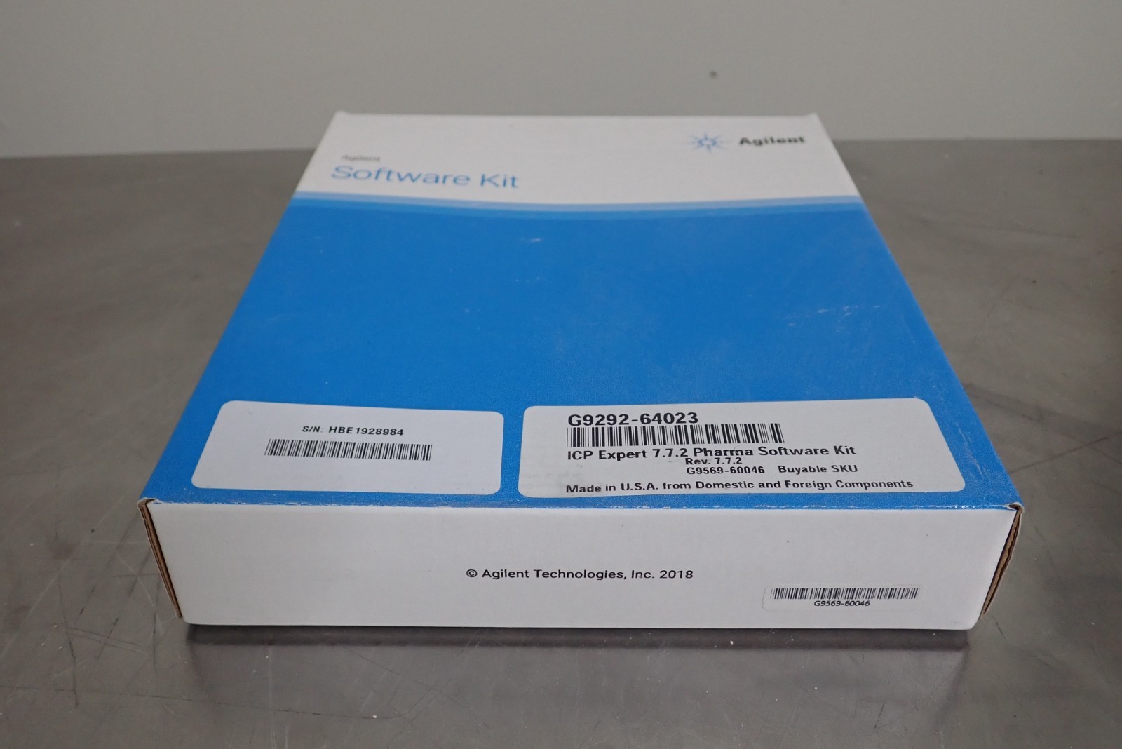 Agilent Technologies G9292-64023 ICP Expert 7.7.2 Pharm Software Kit G9569-60046