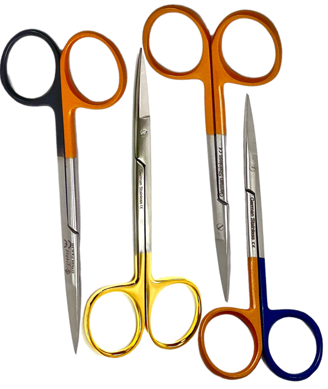 New Premium IRIS Scissors STR + CRV 4.5″ Dental Veterinary Surgical Instruments