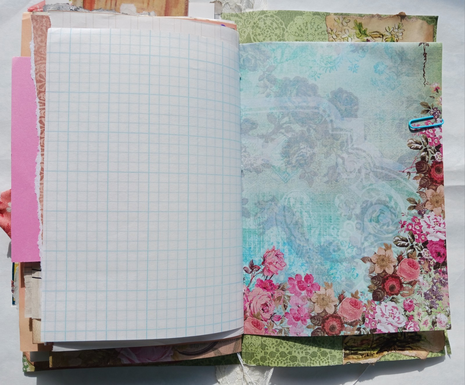 Vintage Style Junk Journal Handmade 86 Pages Women Mother Journal