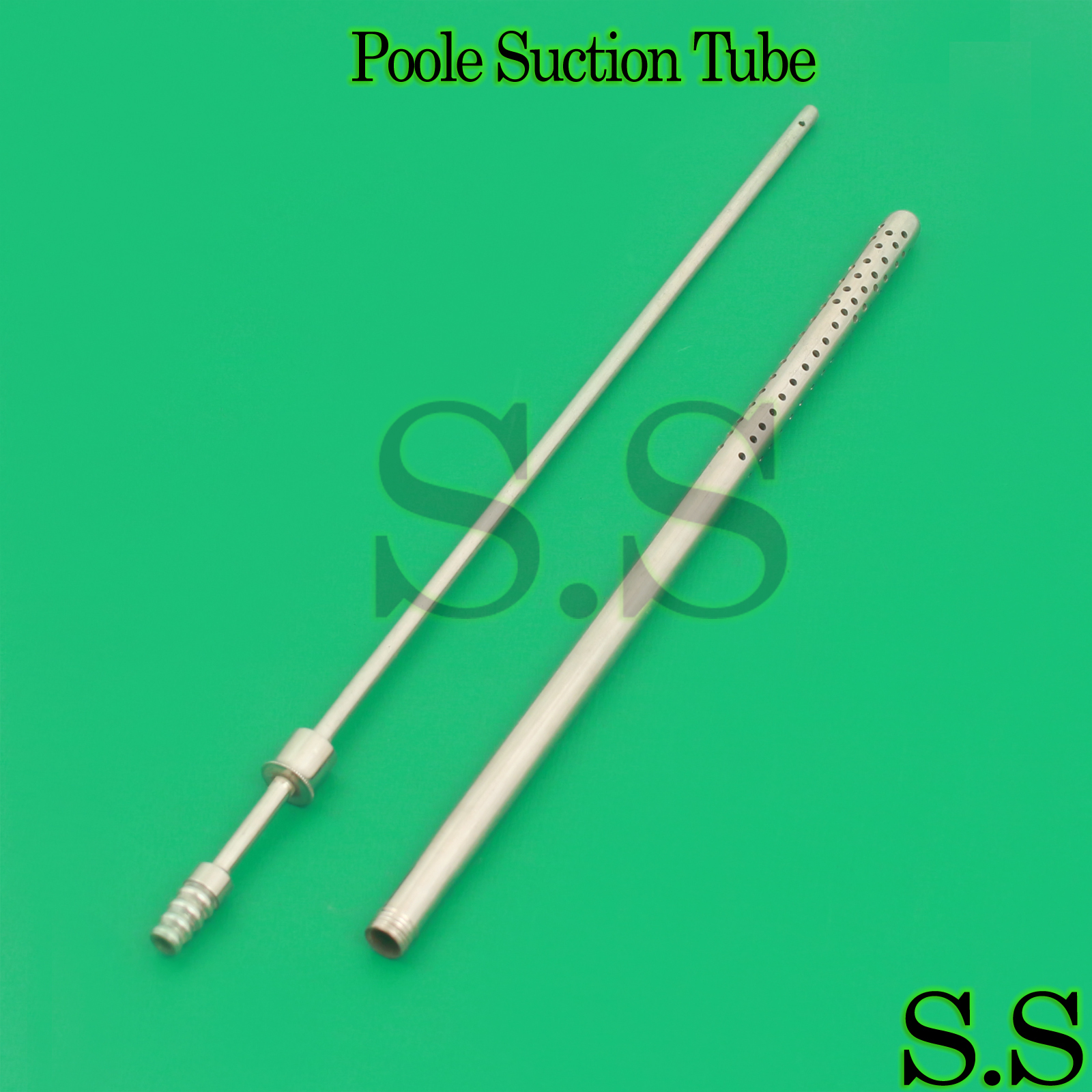 Medical Surgical Poole Straight Suction Tube 9.25″ Width 10mm Pro Instruments