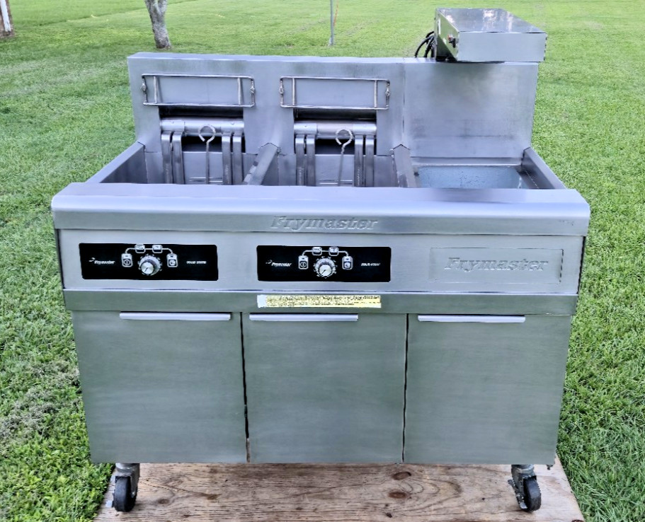 Frymaster Double Electric Fryer Model#: FMRE214SD, 480V 3φ Filtration Xtra Clean