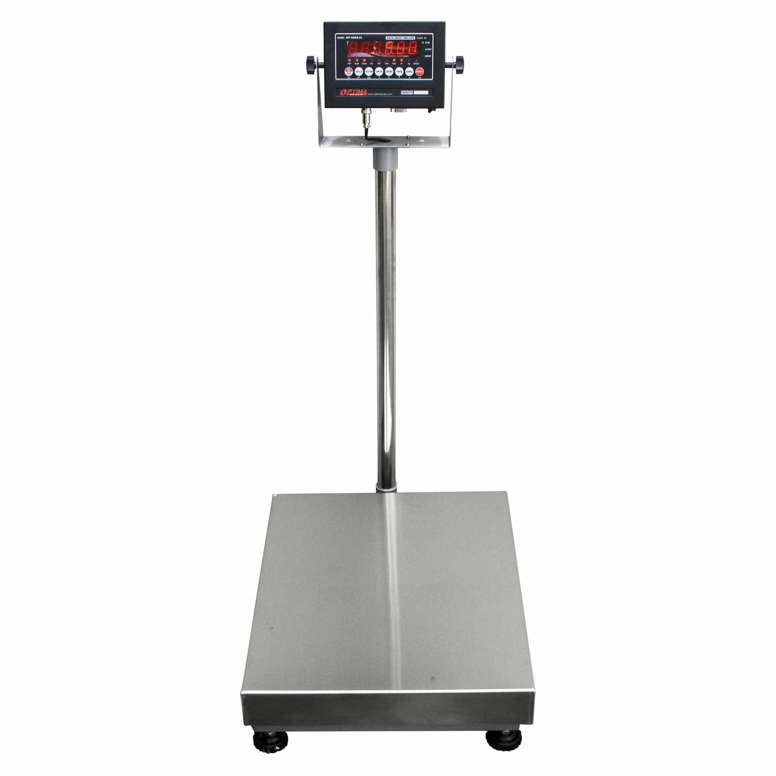 Ntep (20”x20”) Legal for Trade Stainless Steel Bench Scale 500 Lb x 0.1 Lb
