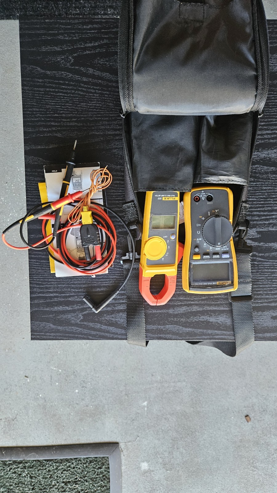 Fluke 116/323 HVAC Combo Kit and Klein Tools Multimeter and Clamp Meter