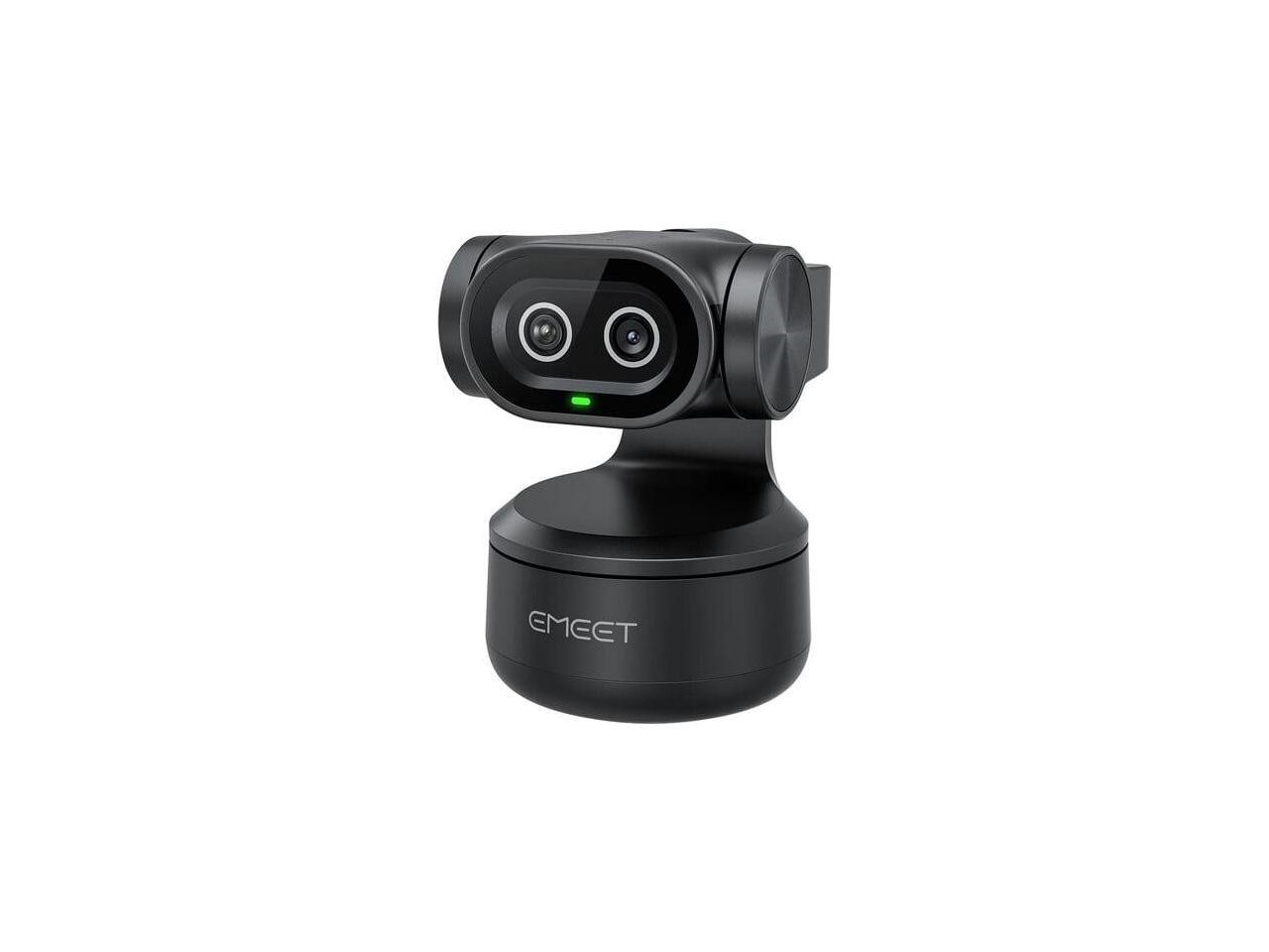 EMEET PIXY Dual-Camera AI PTZ 4K Webcam, 0.2s Autofocus, AI Auto Tracking