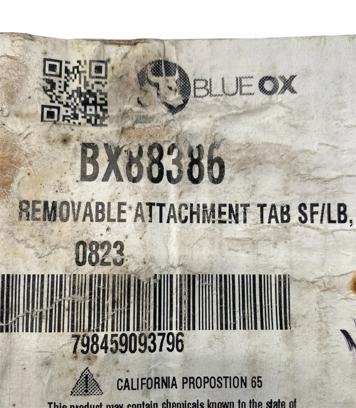 Blue Ox BX88386 Baseplate Attachment Tab – 9.09″ Length (Pair of 62-3469)
