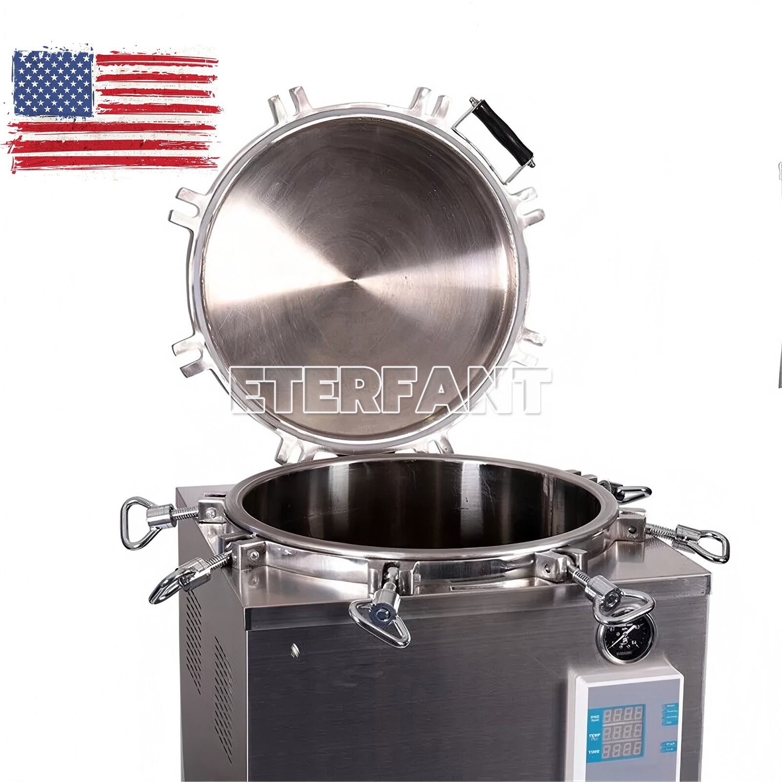 ETERFANT 24/28/35L Dental Medical High Pressure Steam Sterilizer Autoclave US