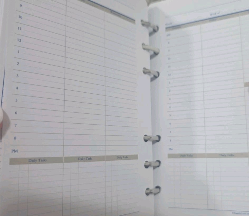 Franklin Covey Compact Day 1 Weekly Organizer Vintage 4.25″ X 6.75″