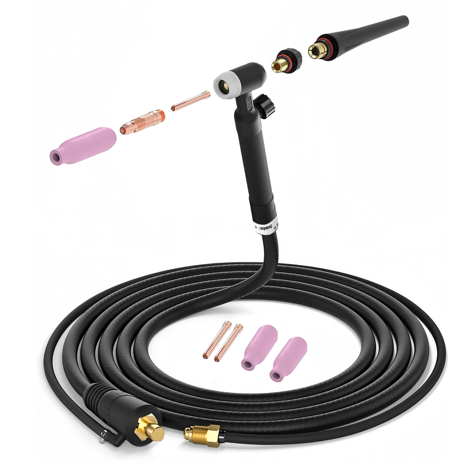 LIFT TIG Welding Torch WP17FV Flexible 10 Feet Air Cooled with 10-25mm²