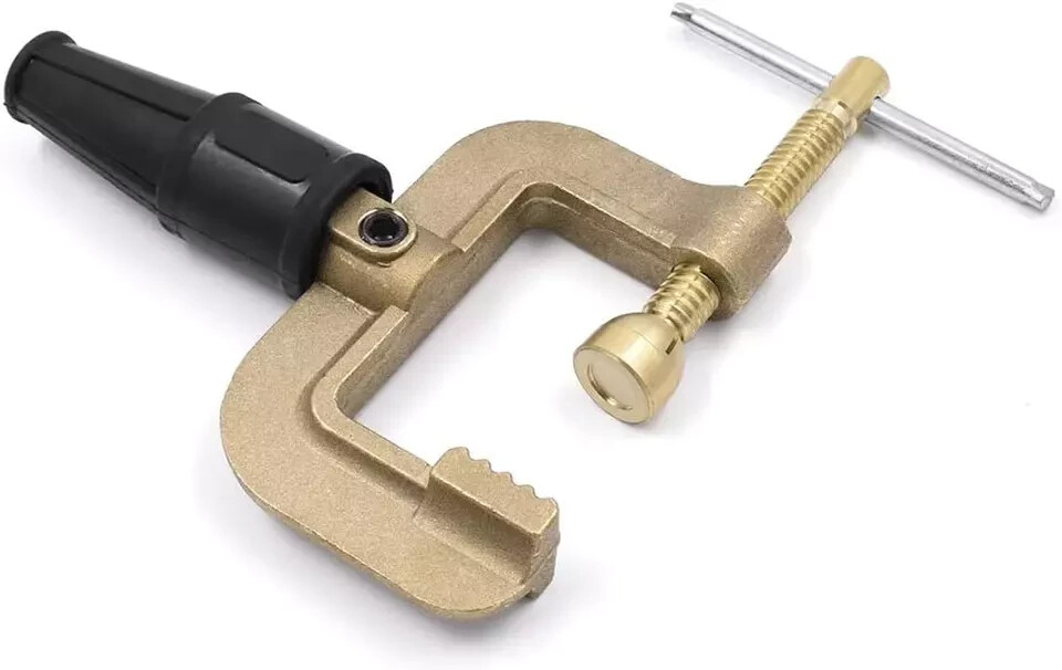 G Ground Welding Earth Clamp 0.75Kg Full Cooper 400A High Golden