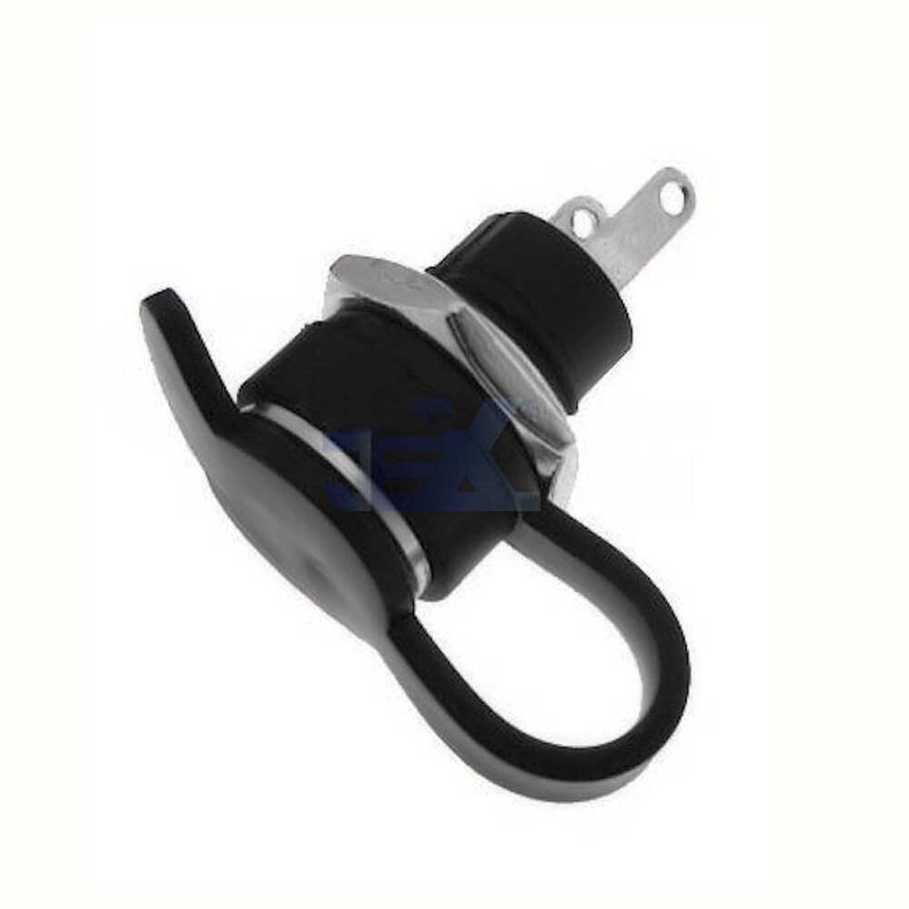 10xPanel/Chassis Mount Female DC Power Connector 2.1mm X 5.5mm + Waterproof Cap