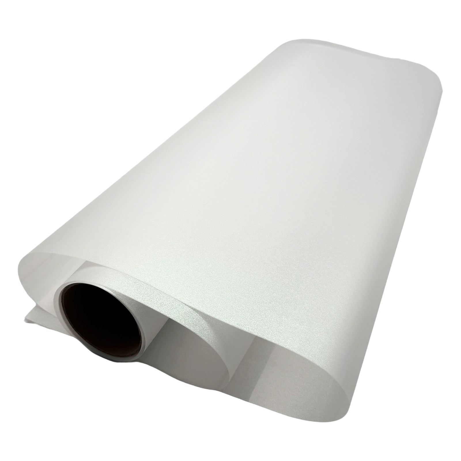 11.8in x 32.8ft DTF Pearlescent Film Roll Cold Peel White -US