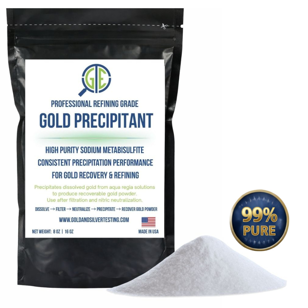 Gold Precipitation Kit 10lb Sodium Metabisulfite SMB Gold Refining Recovery