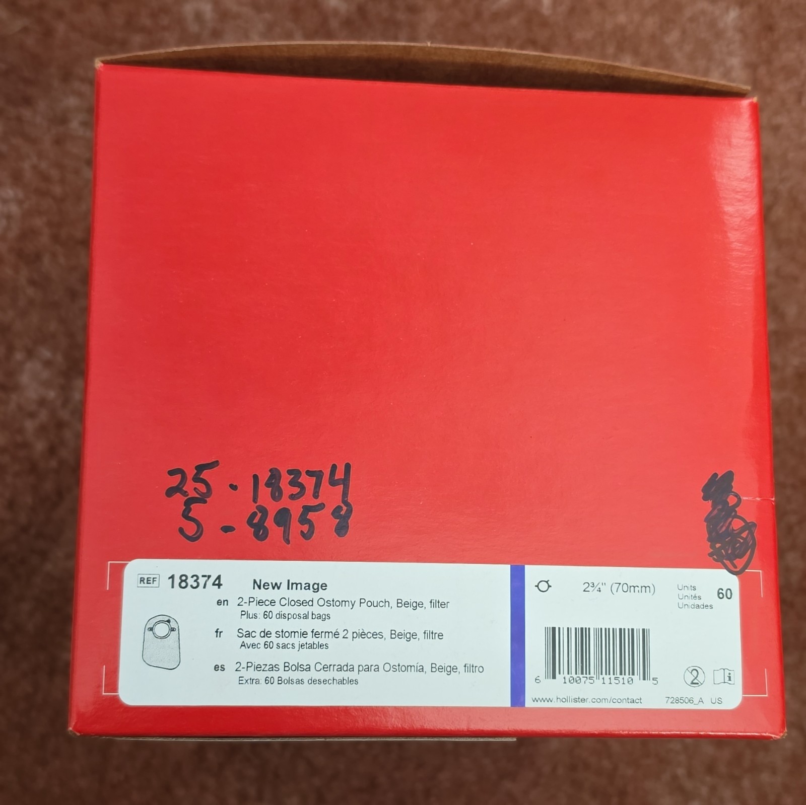 Hollister Ostomy Supplies 18374, 8958, 7299, 15304, 11704 and 18194