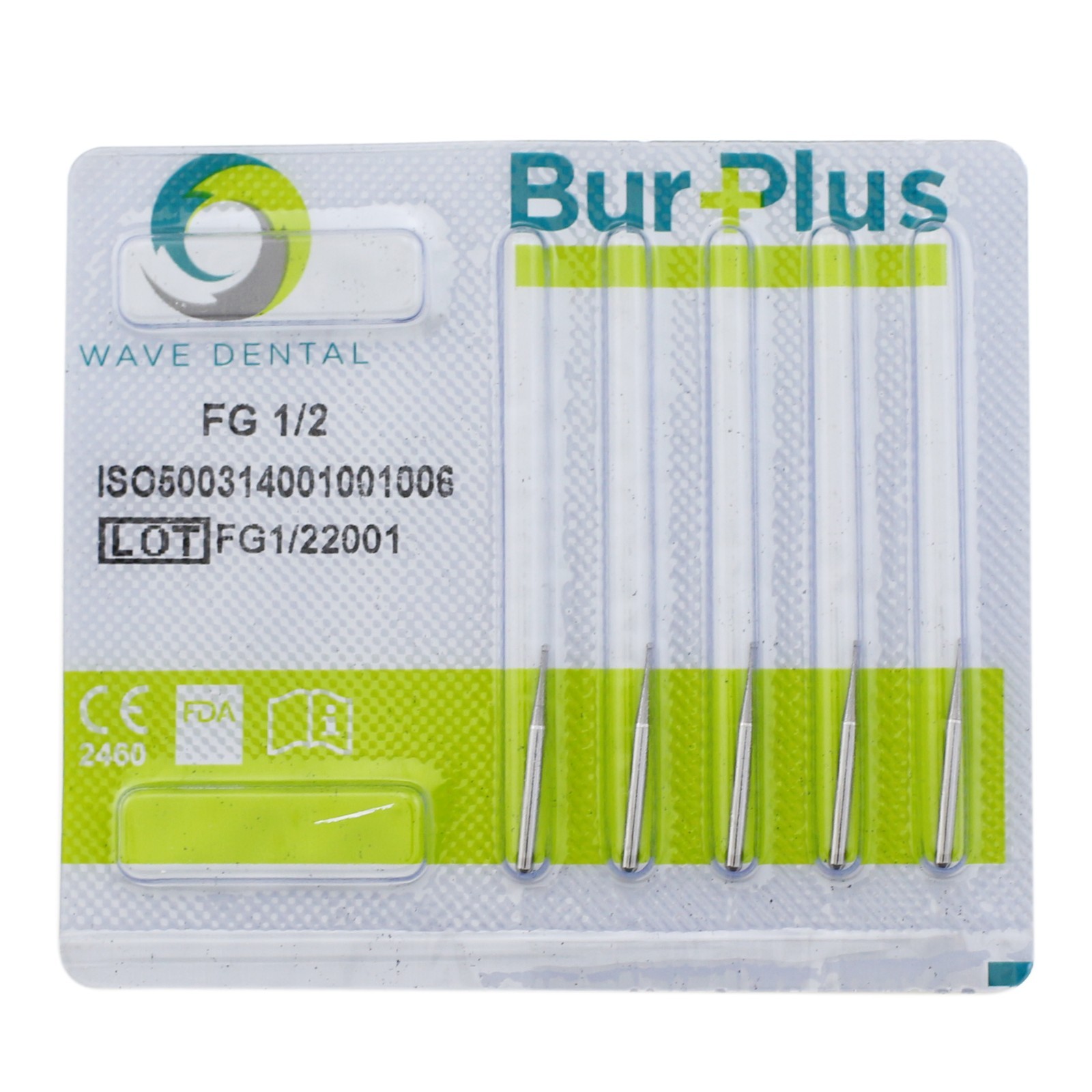 WAVE Dental Round Surgical Burs Carbide Bur High Speed Long FG / FG SURG 2 4 6 8