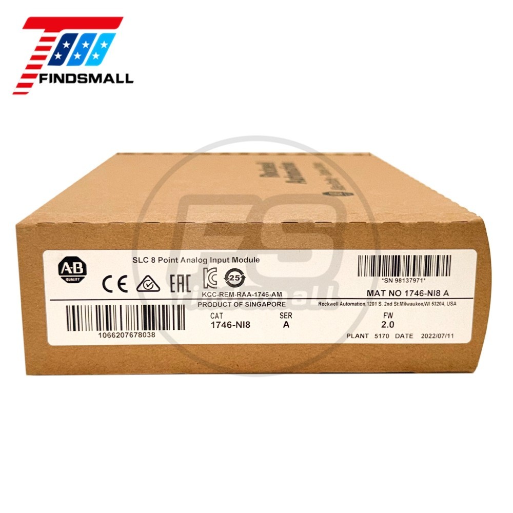 Sealed box 1746-NI8 SLC 500 PLC Analog Input Module