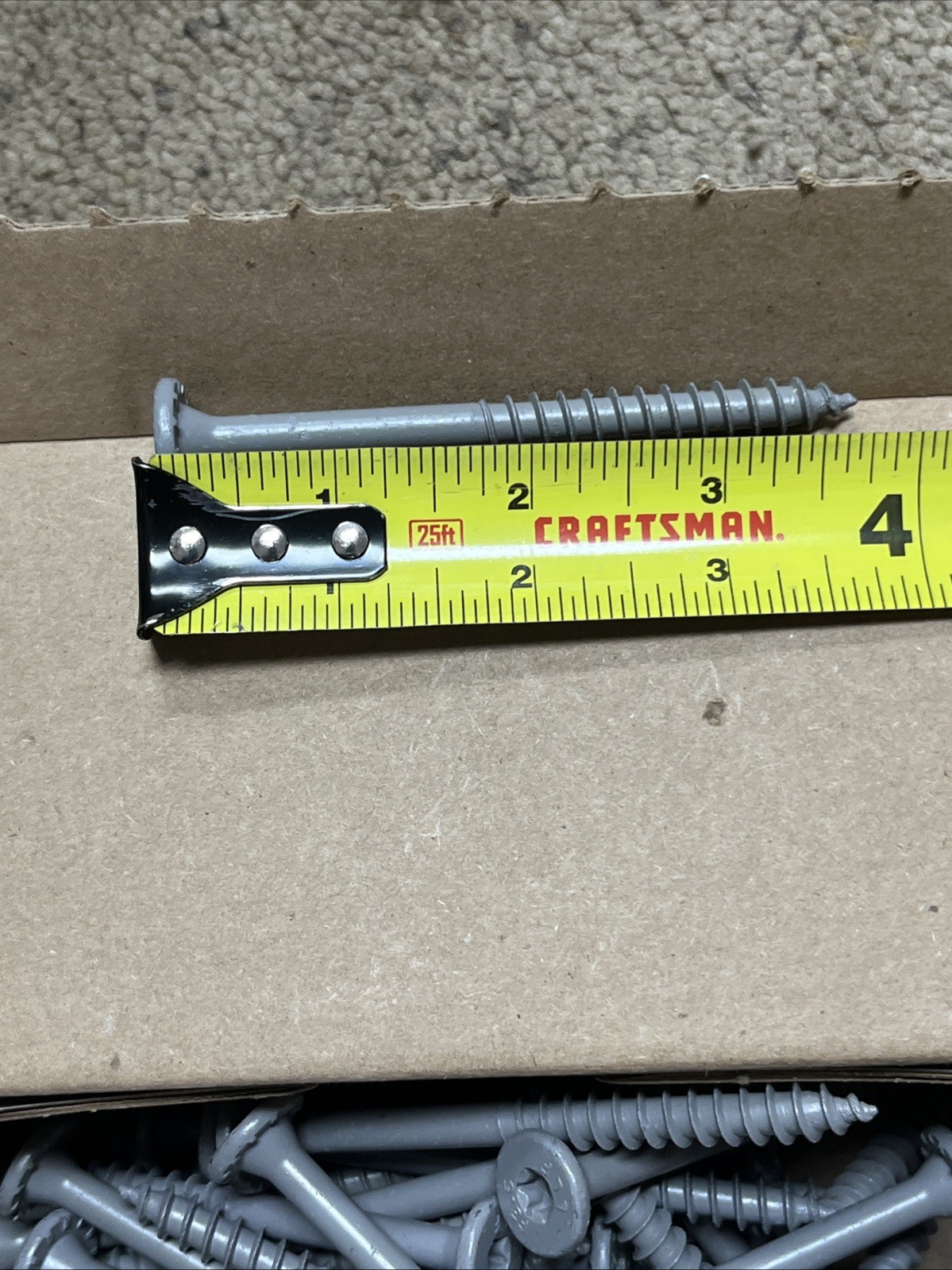 FastenMaster LedgerLOK Flat Head Structural Ledger Board Screws 3-5/8 inch(50pcs