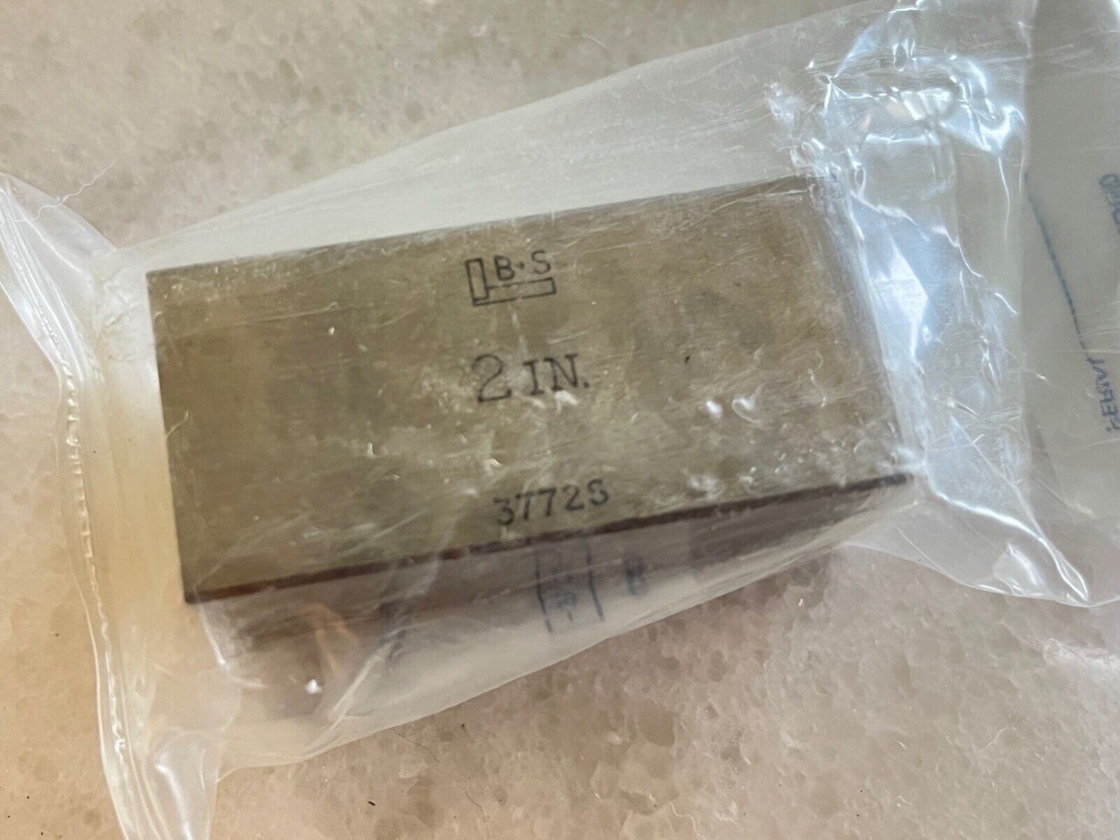 1 new Brown & Sharpe 598-902-24 Steel Block Square Grade 2, 2.0000, EDP: 43298