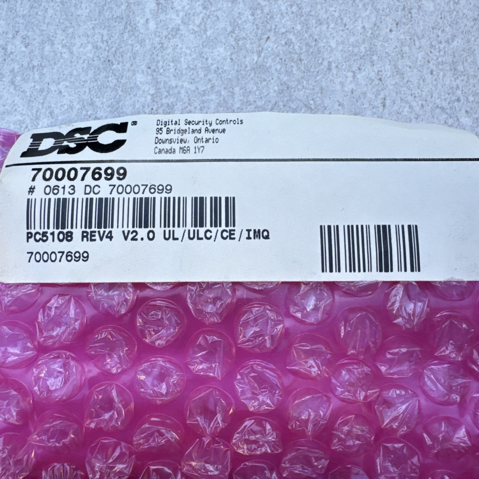 DSC PC5108 PowerSeries 8-Hardwire Zone Expander Module OPEN BOX ~ FREE SHIPPING