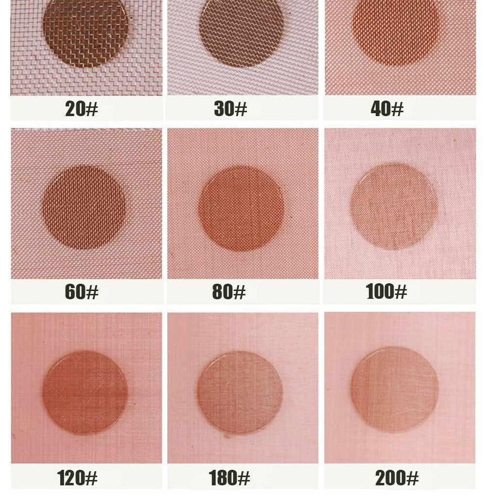 10-200 Mesh 99.9% Copper Screen Woven Mesh Screen Copper Mesh Cloth