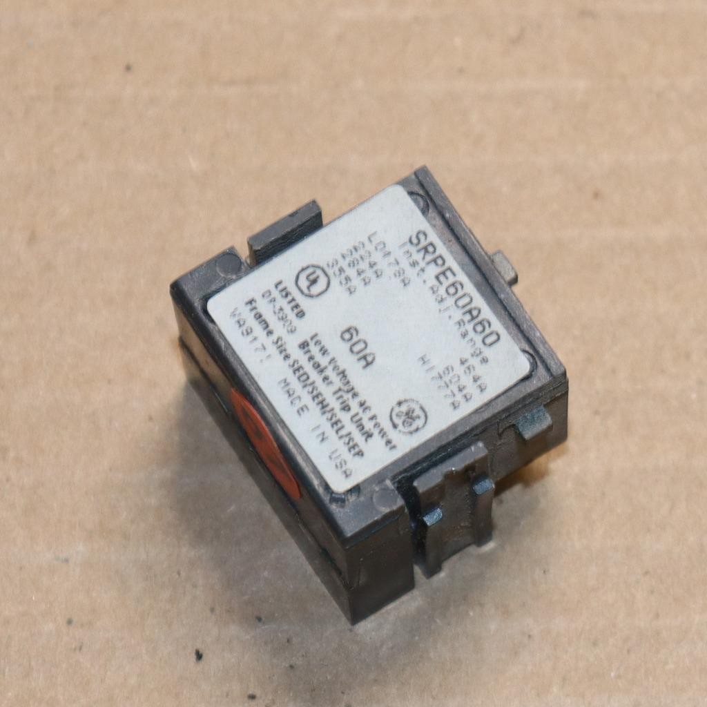 GE SRPE60A60 Rating Plug 60A SRPE60 60 Amp Frame SEDA SEHA SELA SEPA
