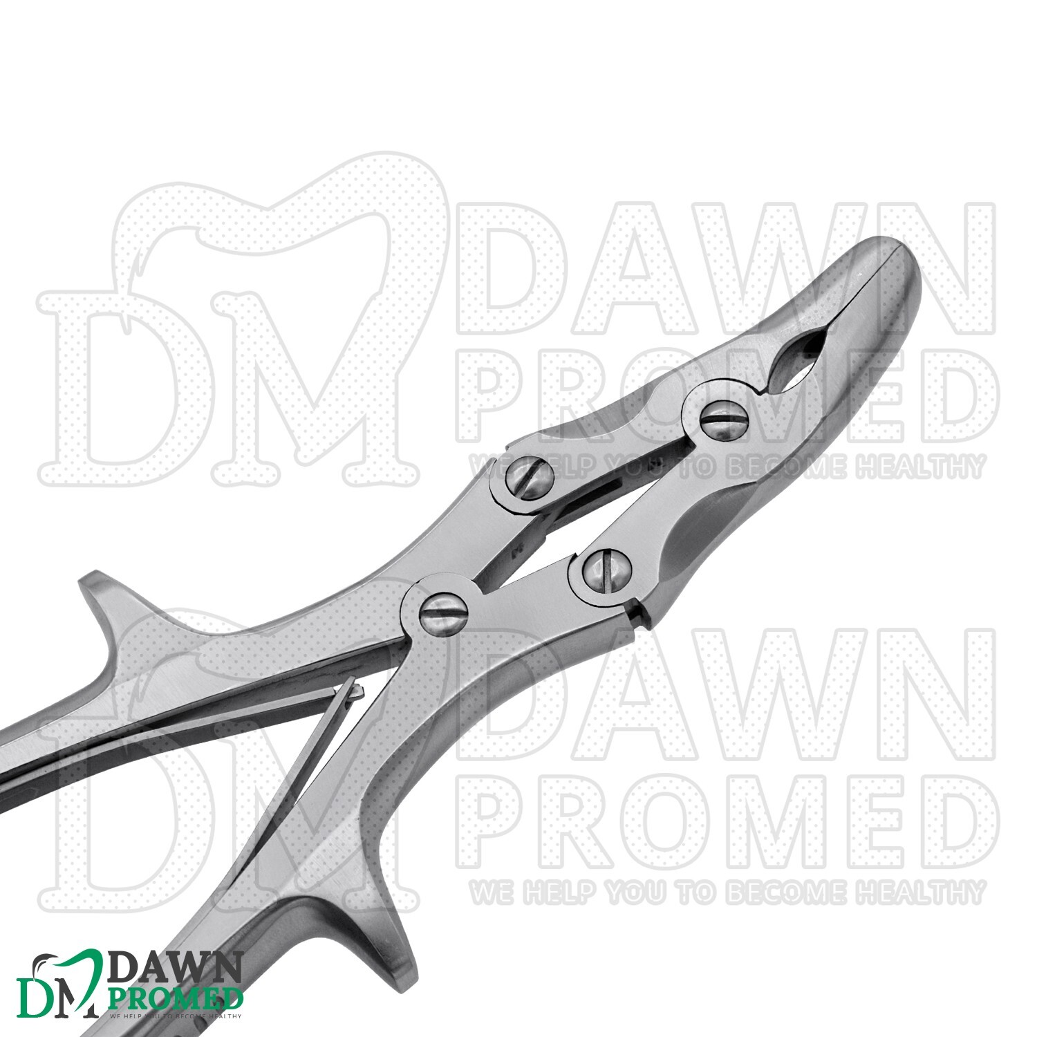 Curved Stille-Luer Bone Rongeur 8.75″ Double Action Orthopedic Inst German Grade