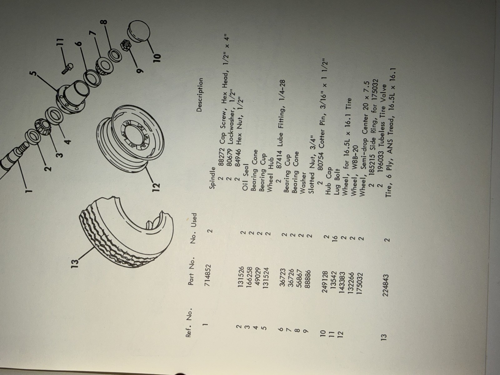 New Holland 359 Grinder Mixer Service Parts Catalog Manual 1978