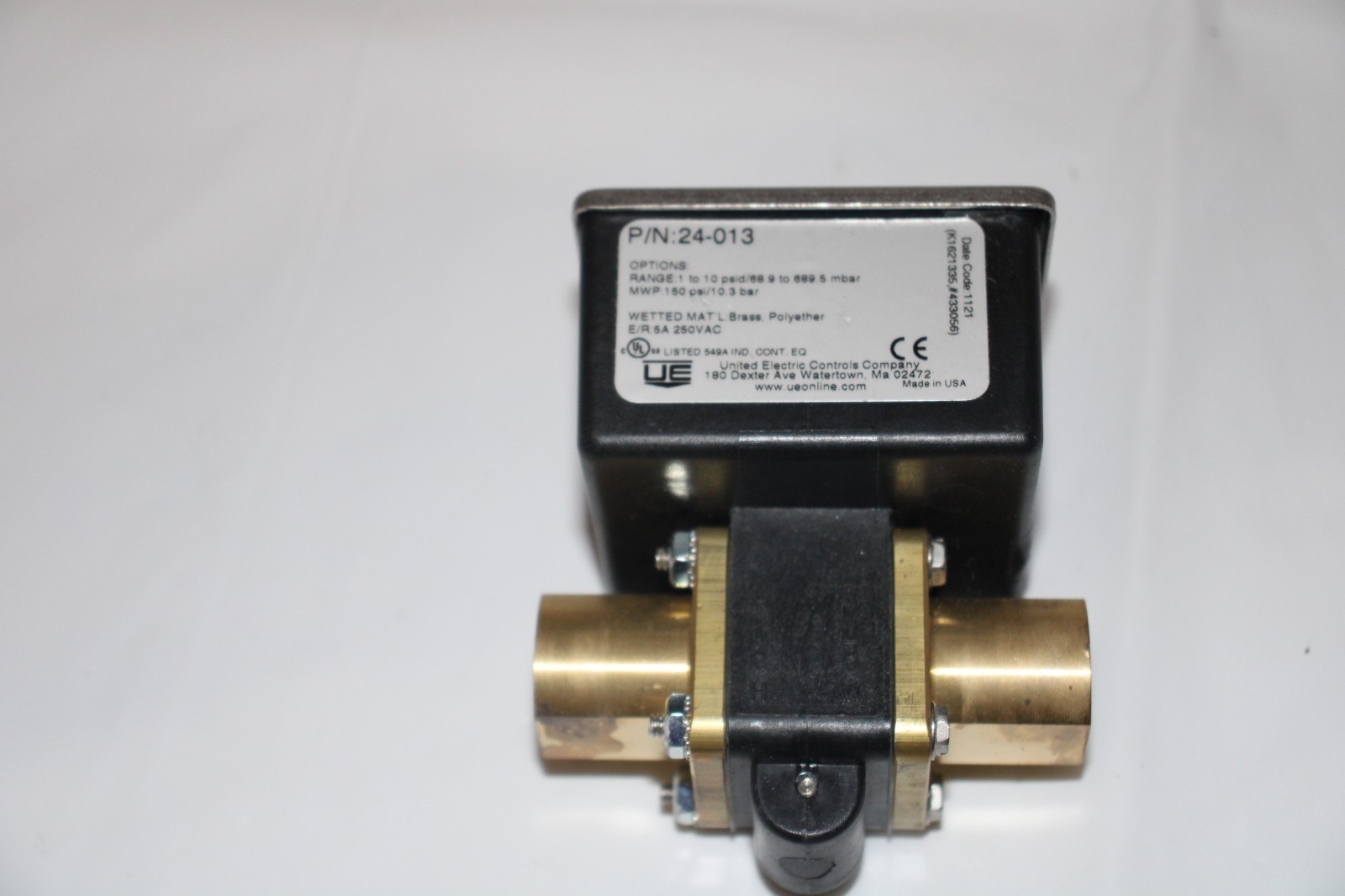 UE United Electric Controls Differential Pressure Switch 24-013 «BRAND NEW»