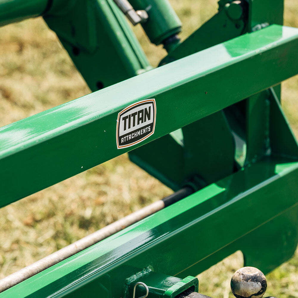 Titan Attachments Receiver Mount Plate Fits Front Loader Hook and Pin Connection