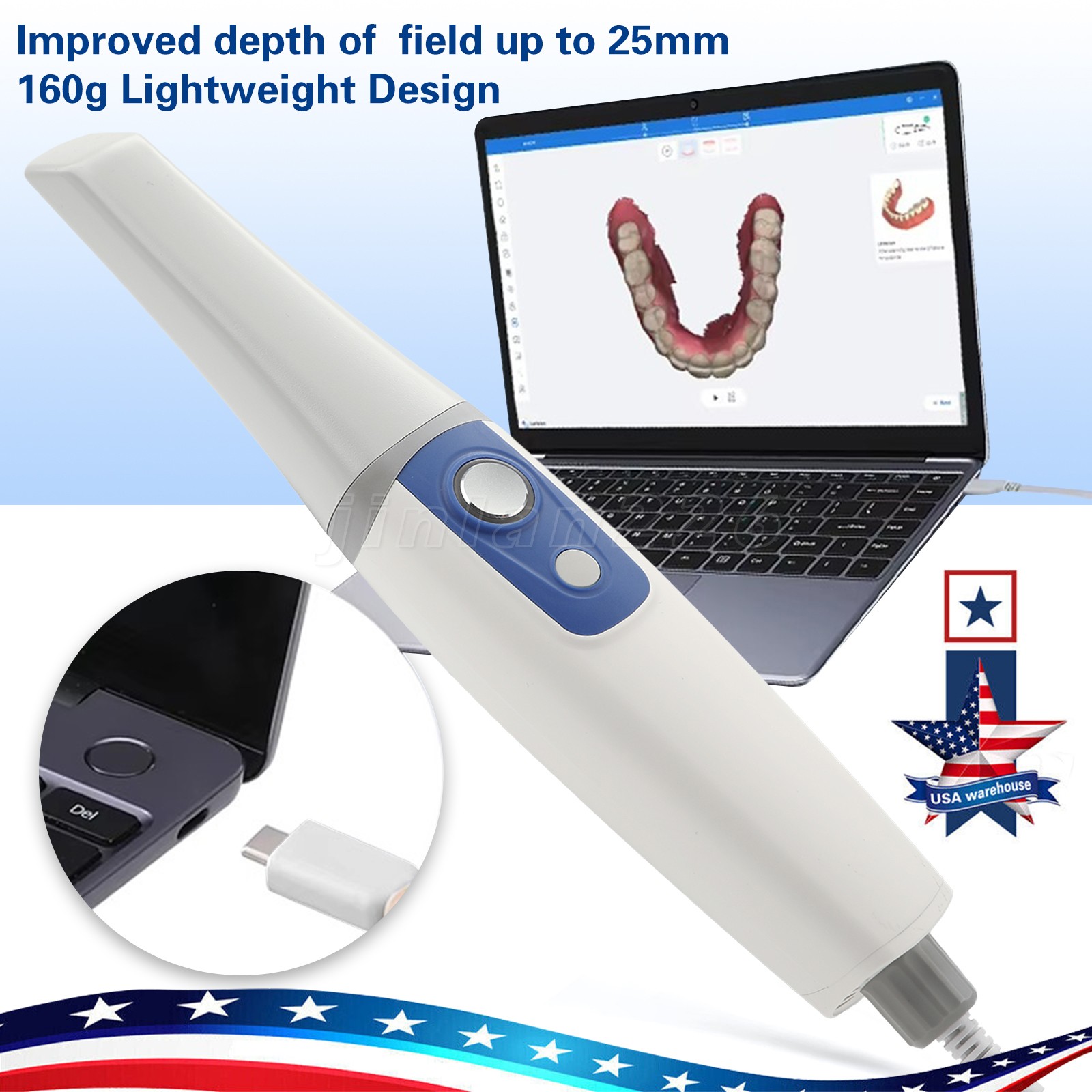 Dental Lab MARATHON-III Micromotor 35K RPM Polisher Grinder Machine Tool & Pedal