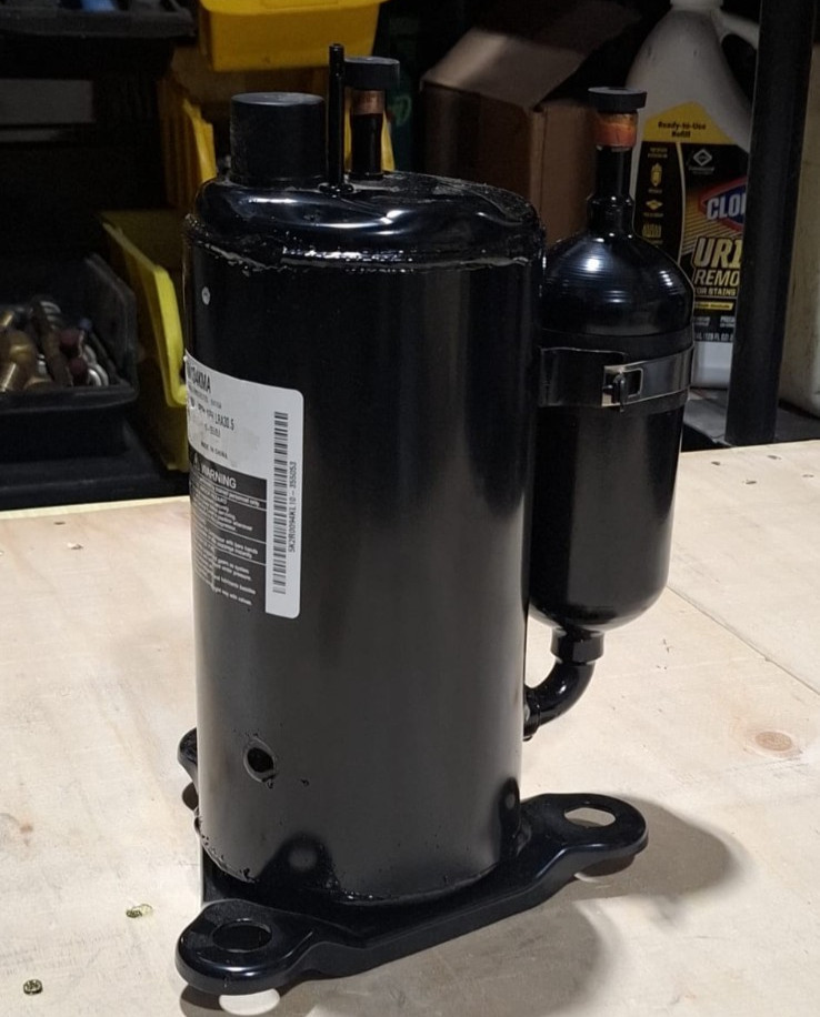 LG GKN134KM 13.400 BTU Compressor NEW OEM Sealed R410A 208-2Thermally protected;