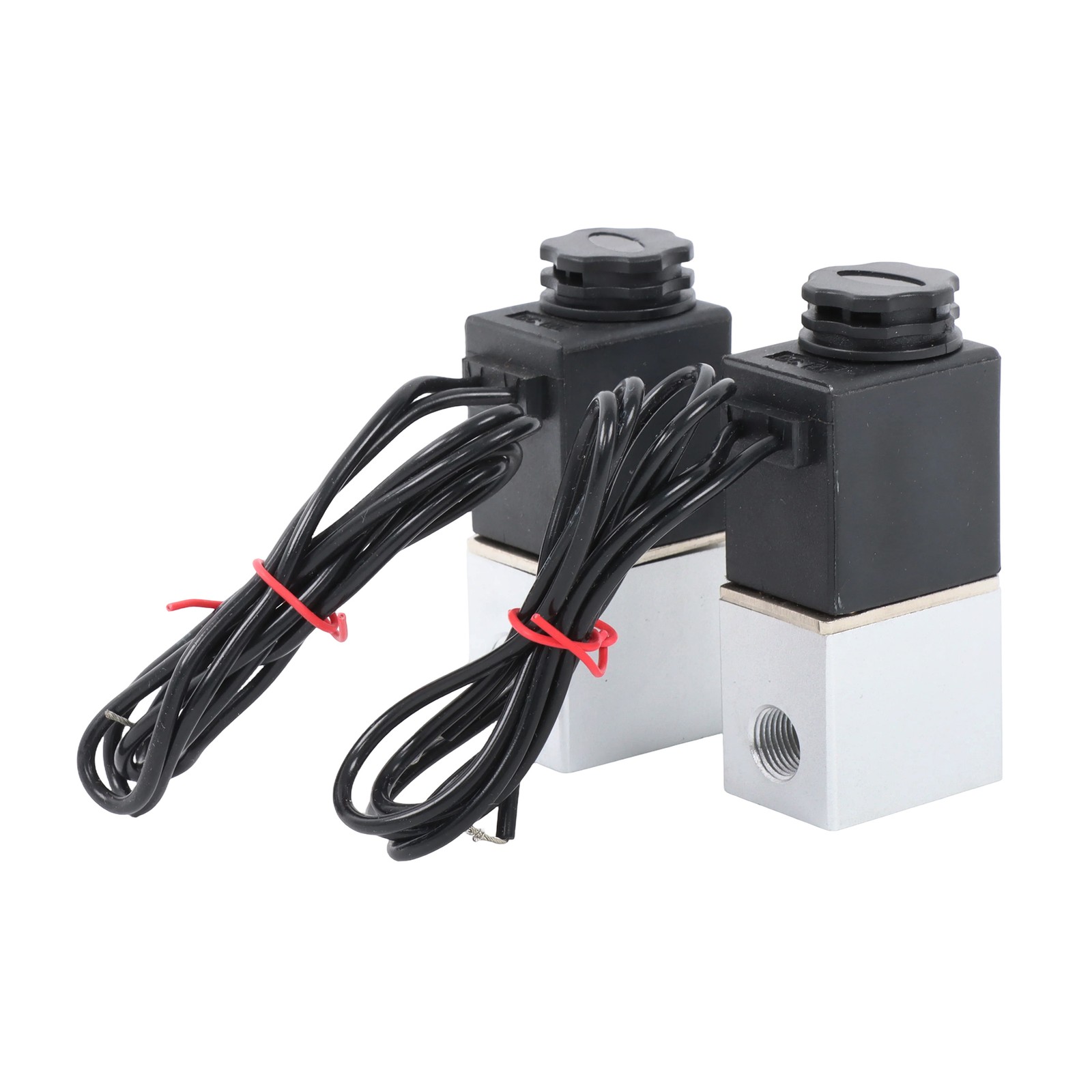2X 1/4″ Fast Response Electric Air Water Solenoid Valve 12V DC Normally Closed