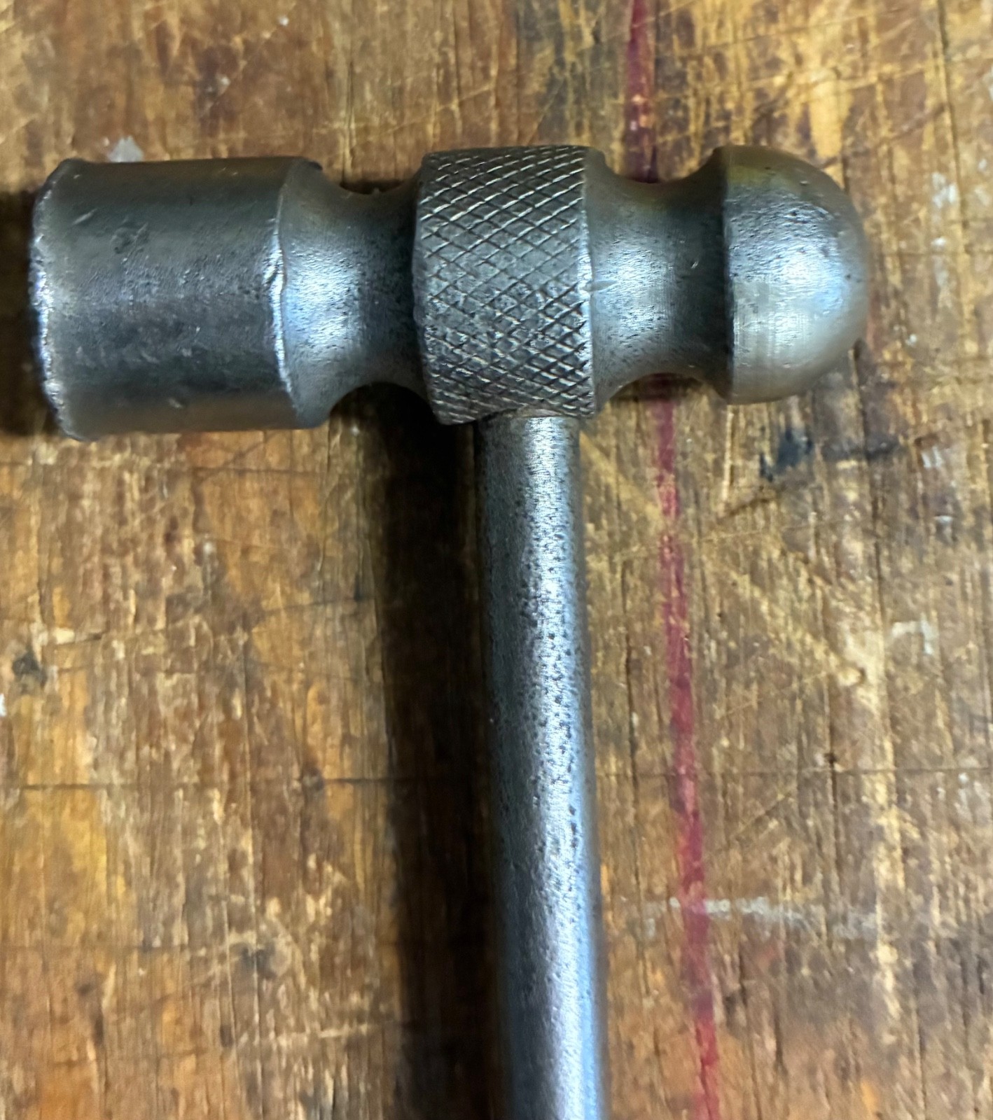 All Metal Small Machinist 9 .oz Ball Peen Hammer 8″ Knurled Handle